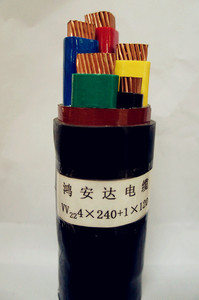 鸿安达 电力电缆VV22 4*240+1*120